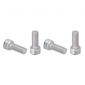 Vis d'assemblage à six pans creux A2 en acier inoxydable 4 pièces M10x25 Fixations à pas fin - Neuf