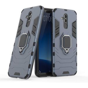 Kal-Coque Pour Huawei Mate 20 Lite, Double Couche Renforcée Défense Antichoc Armure Housse Etui Avec 360 Rotation Bague Support Pour Huawei Mate 20 Lite. Hb Blue - Neuf