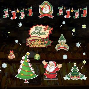 Arbre de no&euml;l stickers muraux BRICOLAGE cr&eacute;atif autocollants magasin de vent - Neuf