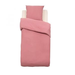 Housse De Couette + 1 Taie 140 X 200 Cm Lilie Rose - Neuf
