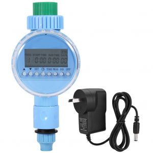 HJLIAN Controleur d'arrosage automatique a economie d'eau pour jardin AC, minuterie d'arrosage numerique LCD, prise AU 220 V - Neuf
