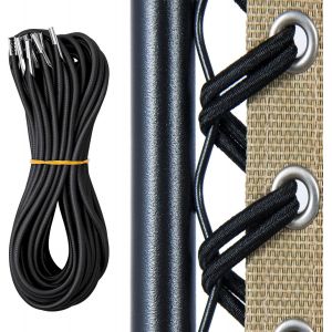 Remplacement Corde,4pcs Corde Remplacement Élastiques Universelle,Lacets Elastiques Zero Gravity Chaise Pour Transat Pliante Inclinable Chaise,Fauteuil Relax,Chaise Longue(Noir) - Neuf