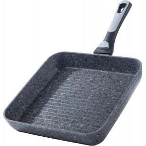 Chenquansarl-Polefrireavecpoigneamovibleenbaklite26cmrevtementgranitantiadhsifpourplaquesinductiongazlectriquesetcramiquespasseaufoursanspoigne - Neuf
