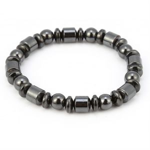 Unisexe Élégant Perte De Poids Bracelet Pierre Noire Soins Santé Magnetic Therapy Bracelet - Neuf