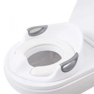 Réducteur De Toilette Pour Enfants,Siège De Toilette Bébé,Réducteur De Wc Avec Poignée De Coussin Et Back Trainer - Neuf