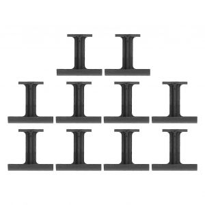 10PCS PV Panel Water Guide Clamp Pa66 Clip de drainage de panneau solaire anti-&acirc;ge r&eacute;sistant &agrave; la chaleur pour l'ext&eacute;rieur 4cm / 1.6in - Neuf