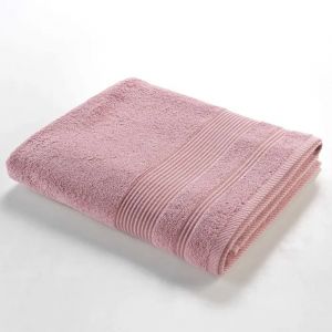 Serviette Ou Drap De Bain 90 X 150 Cm Tendresse Rose - Neuf