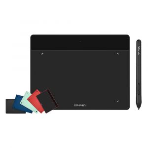 Tablette graphique XP-Pen Deco Fun S 6x4 pouces avec stylet numerique 8192, compatible Chrome, Android, bleu - Neuf