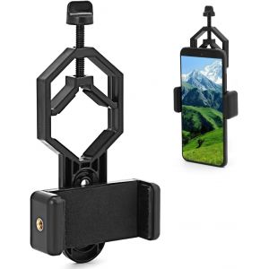KAL-® Adaptateur De Téléphone Pour Télescope - Support De Téléphone Portable Universel Pour Lunettes D'Observation, Monoculaires Et Jumelles - Neuf