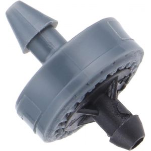 100 Pcs émetteurs de Goutte à Goutte Compensateurs, 4L Pression Goutteur D'irrigation à Compensation, Stabilisateur de Débit D'irrigation de Jardin Détachable pour Tuyau ID 4 mm OD 7 mm - Neuf