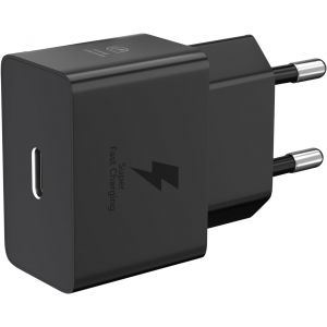 JGD-25W Chargeur Mini pour Samsung A26 5G A16 A17 Galaxy A35 A55 A54 A53 A34, Charge Rapide PD 25 Watt USB C Plug Mobile Super Fast Charging pour Galaxy S25 S24 FE Tab A11+ Z Fold7, Adaptateur Unique - Neuf