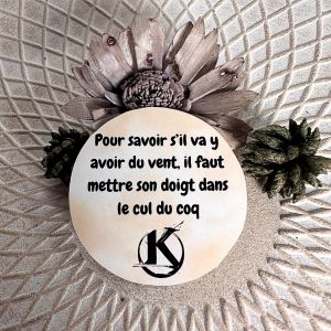sticker personnalis&eacute; - kaamelott - cul du coq - fait main - Neuf