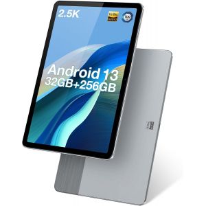 CHECARZHN--NO1-T30 Ultra Tablettes Tactiles(2024), 32Gb Ram + 256Gb Rom (Tf 2Tb) Octa-Core, Batterie 8580Mah, Tüv Süd 11 Pollici, Dual 4G Lte/Sim, 16Mp + 8Mp, Android 13, Gps Face Id/Widevine L1 Gris - Neuf