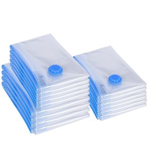 Lot de 6 sacs d'aspirateur XXL, housses de couette, housses à vêtements 100 x 70 cm - Neuf