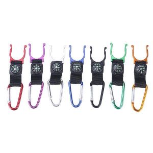 Lot De 7 Pinces À Bouteille Durables Avec Mini Boussole ¿ Outils Essentiels Pour Le Cyclisme Et Les Activités De Plein Air, La Randonnée, Le Camping Et L'escalade - Neuf