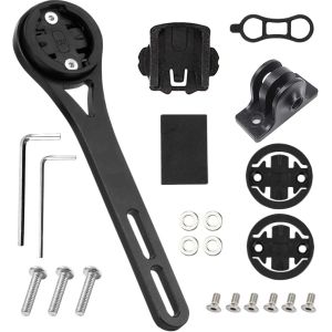 Support D'ordinateur De Vélo, Guidon Intégré Sur Support Avant Compatible Avec Garmin, Support Intégré Pour Ordinateur Vélo Course Support D'extension De Guidon Pour Garmin Edge Elemnt Bryton - Neuf