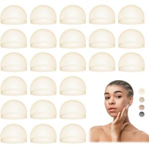 Kalanka-Bonnet Perruque Hd Pour Femme, Bonnet Transparent Perruque, Beige 24 Pi&egrave;ces - Neuf