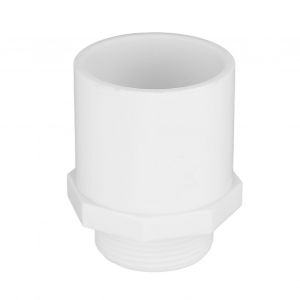 HJLIAN Raccord de tuyau en PVC, accessoires de piscine pour serre, ferme, irrigation agricole, filetage male G1 - Neuf