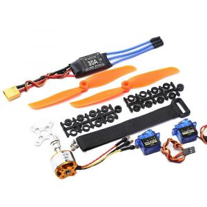 2200KV Moteur sans balais 30A ESC XT60 Plug SG90 9G Micro-Servo 6035 H&eacute;lice pour RC Fixed Wing Plan - Neuf