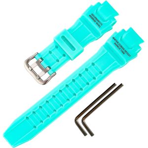 Kal-Bracelet De Montre De Rechange En R&eacute;sine Pour Casio Pour G-Shock Ga-1000 Ga-1100 Gw-A1000 Gw-A1100 Gw-4000 G-1400 Bracelet De Sport &Eacute;tanche Noir - Neuf