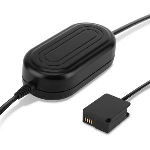 Alimentation + Coupleur Dc Accumulateur Factice Appareil Photo Dmw-Ac8 + Dmw-Dcc8 Compatible Avec Dc Coupler, Accu Dummy Ca. 3M Charge Timelapse[Z379] - Neuf