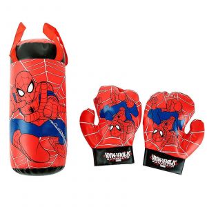 Gants De Boxe Pour Enfants Avec Sac De Frappe Spiderman Toys Superhero Spider Man Gants Pour Gar&ccedil;ons Filles - Neuf