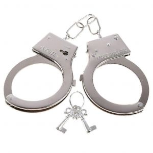 Double Lock Menottes Cosplay pour Police Jouet pour les enfants Enfants Faire semblant pour jouer Jeu Accessoires Blague Pratique Habiller F&ecirc;te - Neuf