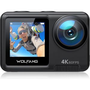 SUBZONAL-4K 60FPS Cam&eacute;ra Sport GA400, 20MP WiFi 8M Corps Etanche Action Camera, 40M Sous-Marine Ultra HD 170 &deg;Grand Angle, Sac &agrave; Main, EIS, T&eacute;l&eacute;commande 2x1350mAhBatteries et Kit d'accessoires - Neuf