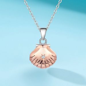 Collier Court En Perles De Coquillage Bicolores En Argent Sterling S925 - Neuf