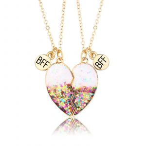 Meilleur Ami Collier - Collier Bff Pour 2 Filles,Collier Amiti&eacute; Coeur Magn&eacute;tique | Colliers Best Friend Assortis - Neuf