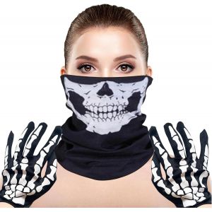 Masque De T&ecirc;te De Mort Pour Halloween,Cosplay,F&ecirc;te D'halloween,F&ecirc;te Mascarade,F&ecirc;te De P&acirc;ques,Conte De F&eacute;es,Spectacles Dramatiques De Vampire Et Plus Encore - Neuf