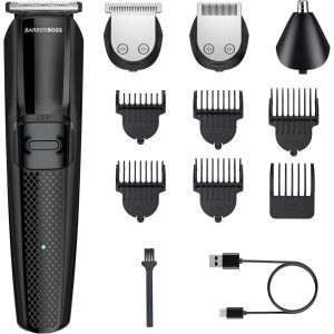 Tondeuse &Agrave; Barbe Et Cheveux Pour Homme - Tondeuse De Pr&eacute;cision Polyvalente, &Eacute;l&eacute;gante Et Compl&egrave;te Pour La Barbe Et La Coiffure - Neuf