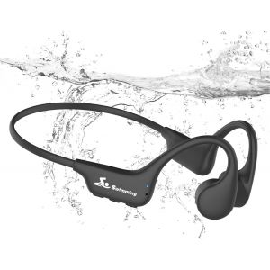 Casque Conduction Osseuse Natation,IPX8 Ecouteur Waterproof Natation, Bluetooth 5.4, Oreille Ouverte avec Micro, M&iquest;&iquest;moire MP3 Int&iquest;&iquest;gr&iquest;&iquest;e 8G, ?couteur Natation pour Course &iquest;&iquest; Pied - Neuf