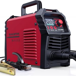 VornixorSarlshopPoste a Souder Arc/Lift TIG 200 A avec Grand &eacute;cran LED, Poste &agrave; Souder Inverter avec Contr&ocirc;le Synergique,230V Machine a Souder con IGBT, Hot Start, Arc-Force, Anti-Stick - Neuf