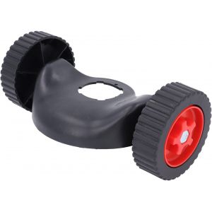 MEVRONISSHOP-Roues de Coupe-bordure, Roues de Support R&eacute;glables, Roues Auxiliaires avec Protection, Accessoires Universels pour Coupe-herbe pour la Maison, la Pelouse, Support Auxiliaire de - Neuf