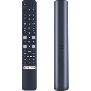Rc802N Rc802N Yui1 Télécommande De Rechange Pour Tv Tcl 4K Uhd Qled 32Es560 32Es580 40Es560 43Ep640 43Ep660 50Dp660 50Ep640 50Ep660 50Ep680 55Dp6660 55Ec780 55Ep640 55Ep660 Rc802N - Neuf