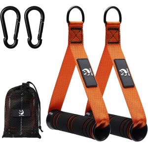 2 Pcs De Poign&eacute;es De R&eacute;sistance Poign&eacute;e De Tirage Musculation Accessoire Pour Machine Smith Bande De R&eacute;sistance Multi Station.[K1383] - Neuf