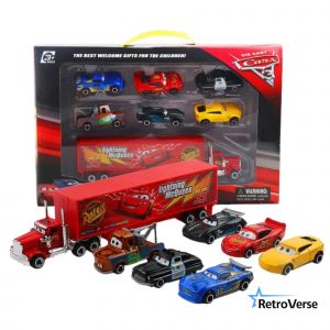 Pack 7 V&eacute;hicules Cars 3 Disney Pixar Flash Mcqueen Jackson Storm Jouet Cadeau - Neuf