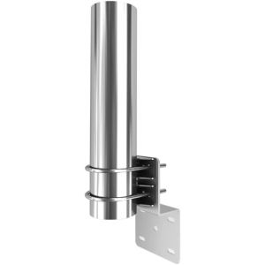 Support d'antenne universel pour l'ext&eacute;rieur - Support de m&acirc;t pour montage ext&eacute;rieur pour amplificateur de signal - Longueur : 9,8 pouces - Neuf