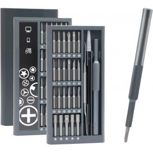 ERYI-50 En 1 Kit De Tournevis De Précision, Tournevis De Precision Portable, Kit Tournevis De Précision Pour Pc, Macbook, Ordinateur, Lunettes, Montres, Appareils Photo, Smartphone, Console De Jeu - Neuf