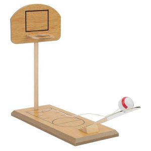 Doigt En Bois De Basket-Ball - Jeu, Mini Jeu De Basket-Ball De Bureau, Jeu De Basket-Ball Dr&ocirc;le, Cadeaux De Jouets De Sport - Neuf