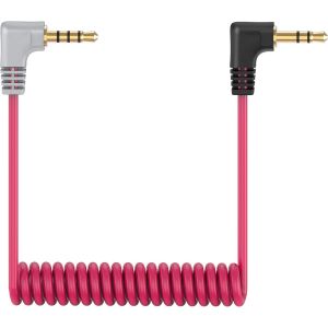 KALANKA-C&acirc;ble de Microphone TRS vers TRRS 3,5 mm M&acirc;le &agrave; M&acirc;le Angle Droit c&acirc;ble patch pour Rode VideoMic, VideoMicro Go et Autres Microphones Externes Replacement Rode SC7 C&acirc;ble. - Neuf