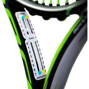 Acdsgd-Scoreur Portable Pour Raquettes Et Pagaies De Tennis Tableau De Score Facile &Agrave; Monter Pour Comptabiliser Les Points, Les Jeux Et Les Sets - Conforme &Agrave; La Norme Itf Et L&eacute;ger - P&egrave;se 1.9g - Neuf