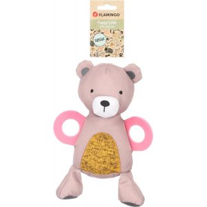 Eryi-- Jouet Pour Chiots Labrador, Beagle, Bulldog Et Border Collie - Ours Britty Taupe, Douceur Et Divertissement - Neuf
