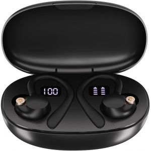 KALANKA-&Eacute;couteurs IA Traducteur Instantan&eacute; avec 138 Langues, Bluetooth 5.4 Oreillette Traduction Vocale sans Fil, Application Bit Smart, Noir - Neuf