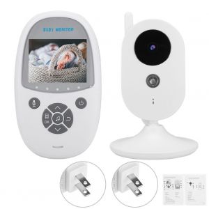 Babyphone Video Sans Fil Lcd 2,4 Pouces Avec Vision Nocturne Et Surveillance De La Temperature, 100-240 V (Etats-Unis) - Neuf