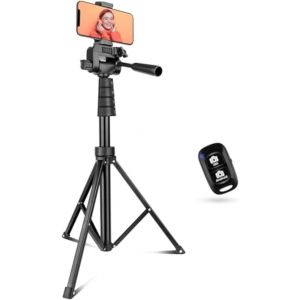Lbgwp60-Trépied De Téléphone Portable De 170,2 Cm Et Support Pour Appareil Photo, Perche À Selfie Avec Télécommande Et Support De Téléphone Portable, Parfait Pour Selfies/Enregistrements - Neuf