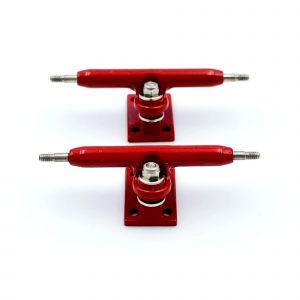 Camions à touche Alxe simples améliorés,pour Skateboard à doigts professionnel,Mini jouets de planche à roulettes - Type 34mm red - Neuf