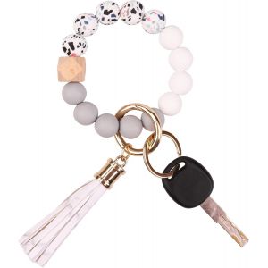 KAL-Porte Clef Voiture Femme Porte Clé Bracelet Fille Porte-Clés - Neuf
