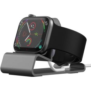 Support Pour Apple Watch, Station De Charge Iwatch En Aluminium Pour Apple Watch Series 8 Se2 7 Se 6, 5, 4, 3, 2, 1, Iwatch 45mm/41mm/44mm/42mm/40mm/38mm, Compatible Avec Mode Table De Nuit - Neuf